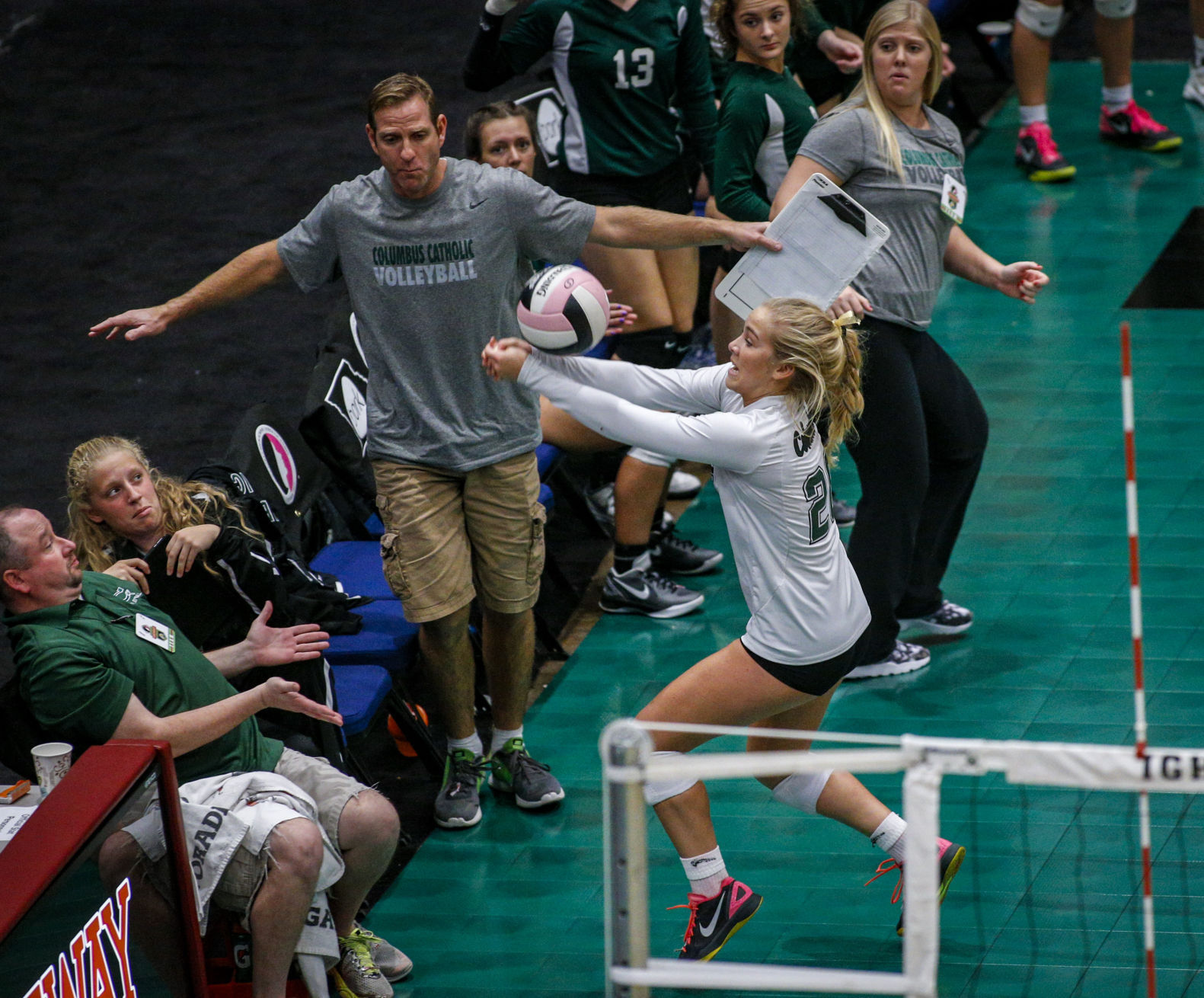 Unity Christian vs Waterloo Columbus state volleyball